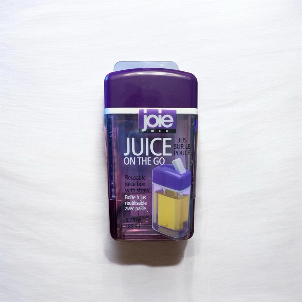 NWT Joie Juice On The Go Reusable Juice Box – Purple